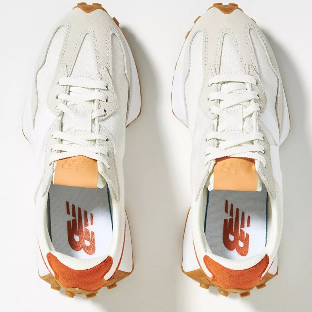 New Balance 327 Womens ~various sizes~ Sneakers Shoes White Cream Brown NEW - Picture 15 of 15